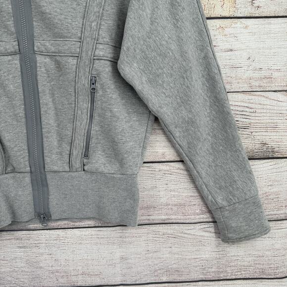 Adidas Stella McCartney Jacket Womens Small Gray Hooded Full Zip Athletic Medium - Picture 6 of 11